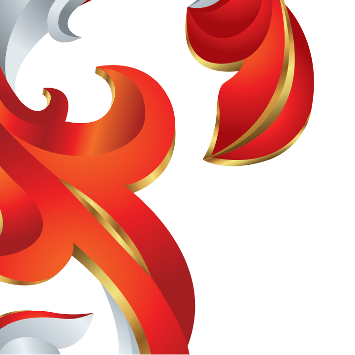 A close up of the Ziegler-coat-of-arms featuring red and white mantling on a white background.
