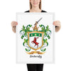 Doherty Family Crest framed artprint