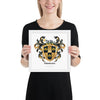 Simmons Family Crest framed artprint