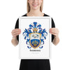 Ivanova Family Crest framed artprint