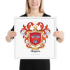Haynes Family Crest framed artprint