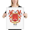 Hail Family Crest framed artprint