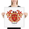 Grant Family Crest framed artprint