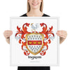 Ingram Family Crest  framed artprint