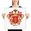 Ramos Family Crest framed artprint