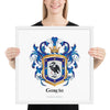 Garcia Family Crest framed artprint - García de Navarra