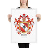Davis Family Crest framed artprint