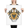 Aguilar Family Crest framed artprint