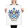 Alvarez Family Crest framed artprint