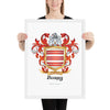 Barry Family Crest framed artprint
