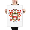 Behan Family Crest framed artprint