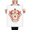 Belanger Family Crest framed artprint