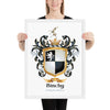 Binchey Family Crest framed artprint