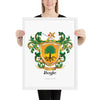 Boyle Family Crest framed artprint
