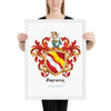 Brewer Family Crest framed artprint