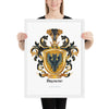 Browne Family Crest framed artprint
