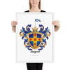 Bryant Family Crest framed artprint
