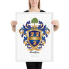 Burton Family Crest framed artprint