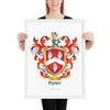 Byrne Family Crest framed artprint