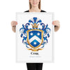 Carr Family Crest framed artprint