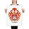 Carrillo Family Crest framed artprint