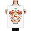 Carthy Family Crest framed artprint