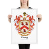Casey Family Crest framed artprint