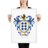 Castro Family Crest framed artprint