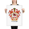 Cavanaugh Family Crest framed artprint