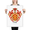 Clare Family Crest framed artprint