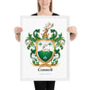 Connell Family Crest framed artprint