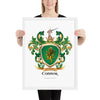 Connor Family Crest framed artprint