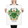 Connors Family Crest framed artprint