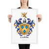 Costello Family Crest framed artprint