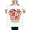 Crawford Family Crest framed artprint