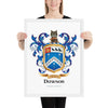 Dawson Family Crest framed artprint