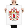 Devaney Family Crest framed artprint