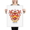 Duncan Family Crest framed artprint