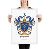 Ferguson Family Crest framed artprint