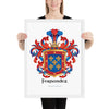 Fernandez Family Crest framed artprint