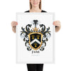 Field Family Crest framed artprint