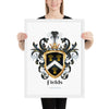 Fields Family Crest framed artprint
