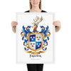 Frazier Family Crest framed artprint