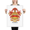 Gauthier Family Crest framed artprint