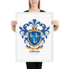 Gibson Family Crest framed artprint