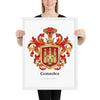 Gonzalez Family Crest framed artprint