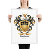 Graham Family Crest framed artprint