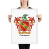 Guerrero Family Crest framed artprint