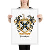 Hawkins Family Crest framed artprint