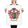 Hernandez Family Crest framed artprint